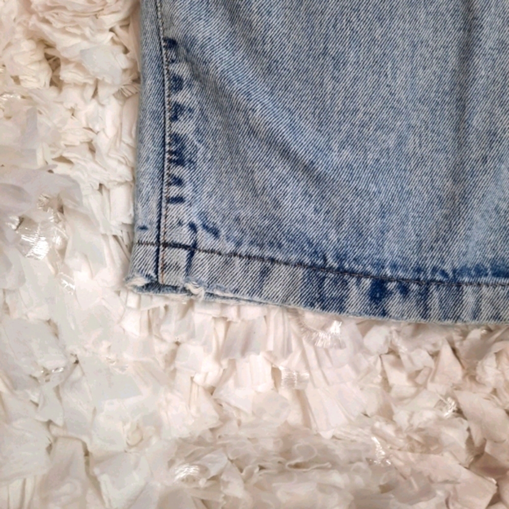 Vintage Denim Skirt High Waist Acid Wash Midi XS/S - Picture 13 of 14